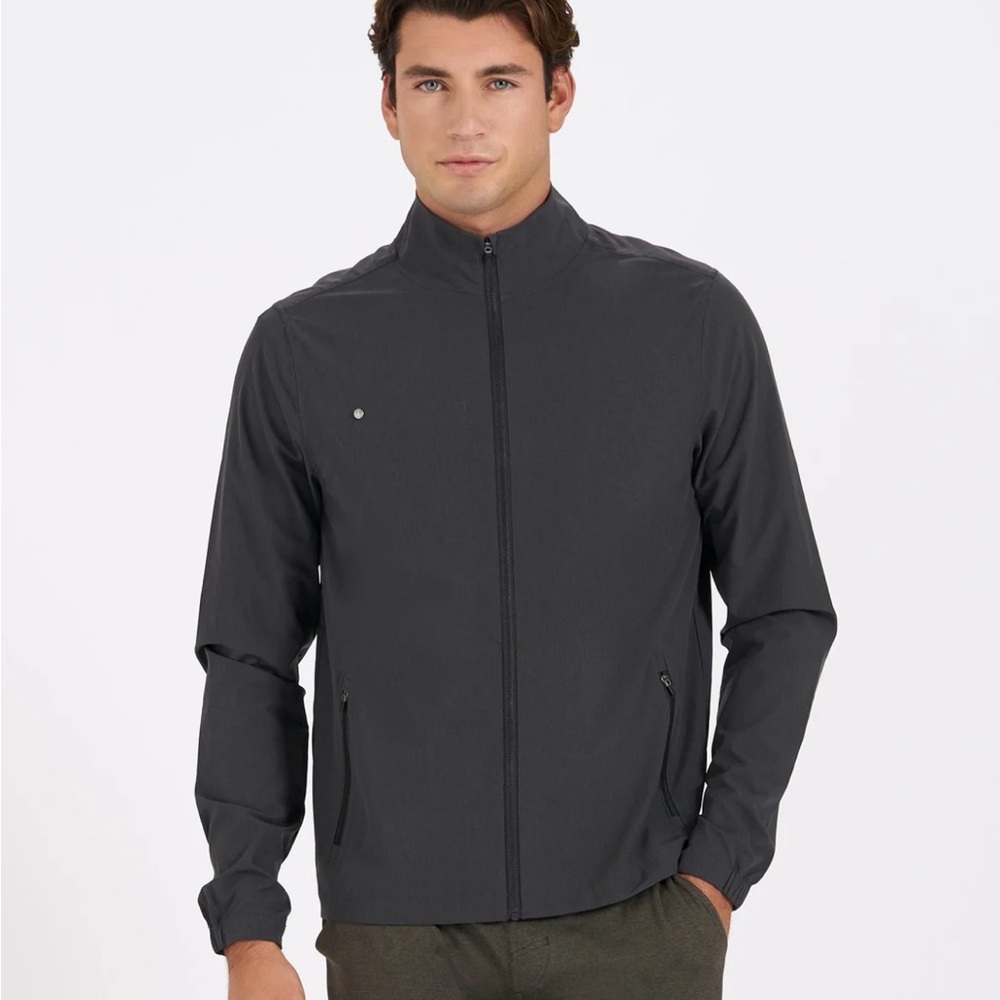 Vuori Men's Charcoal Gray Windbreaker Jacket